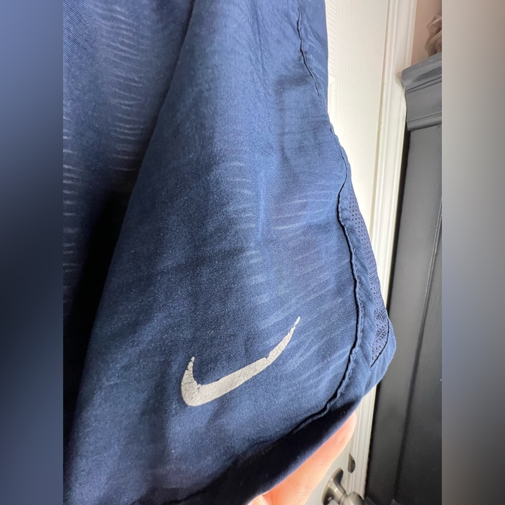 Nike Dri Fit Womens Small Brief Lined Blue 3” Running Active Shorts S 895116-451 - Picture 15 of 15